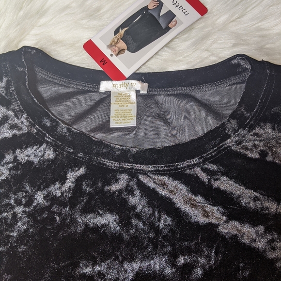 NWT Velvet Long Sleeve / Sweater Top - Picture 6 of 8